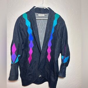 Vintage Pat Hardison Original Women’s Denim Shaw Jacket Cover Up 80’s Sz M